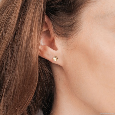 Пусеты Fiore Luna,  Yellow, SWE2127/1 Y S Пусеты Fiore Luna,  Yellow, SWE2127/1 Y S
